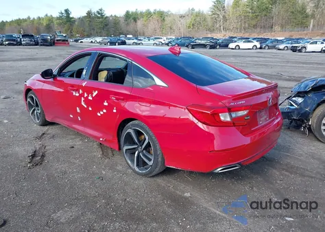 2019 Honda Accord Sport from USA, damaged, VIN 1HGCV1F3XKA165610